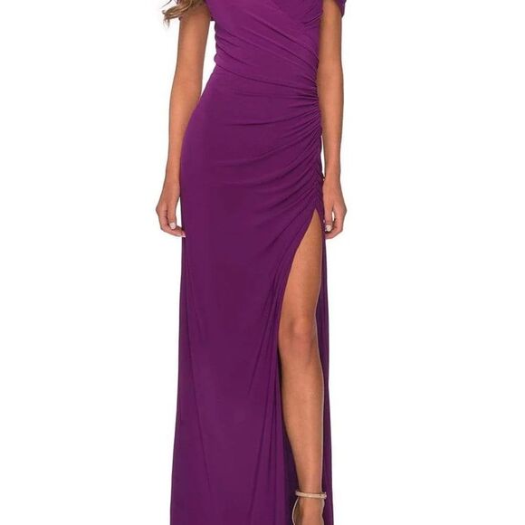La Femme Off The Shoulder Jersey
Gown in Purple at Nordstrom, Size 6 NWT - Picture 4 of 5